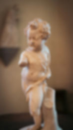Statue d'un ange d'une galerie de Florence, Italie