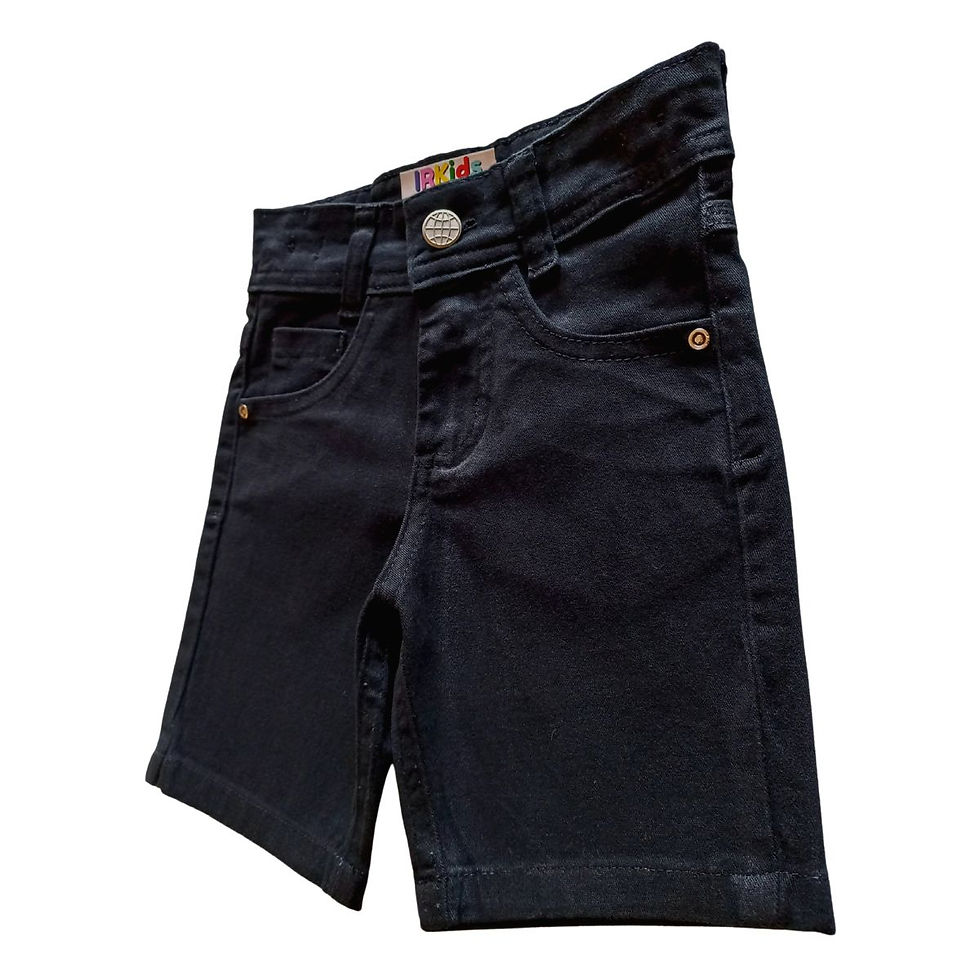 Miniatura: Conjunto Social Infantil Masculino - Branco Com Preto