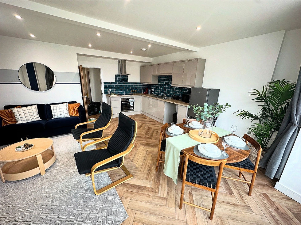 One of our AIR B&B in Newquay | Cornwall. Using high quality products on a budget.
