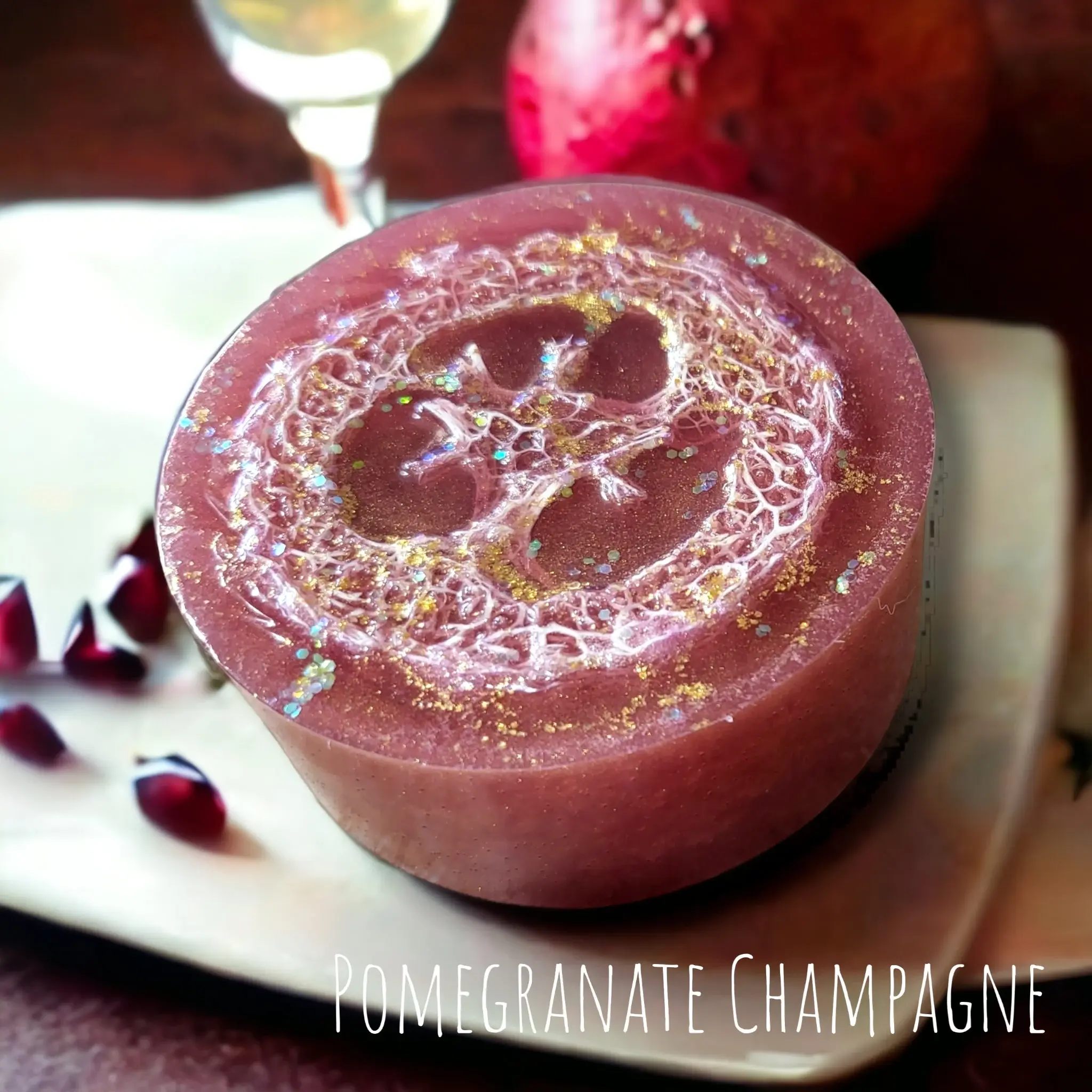 Pomegranate Champagne Soap