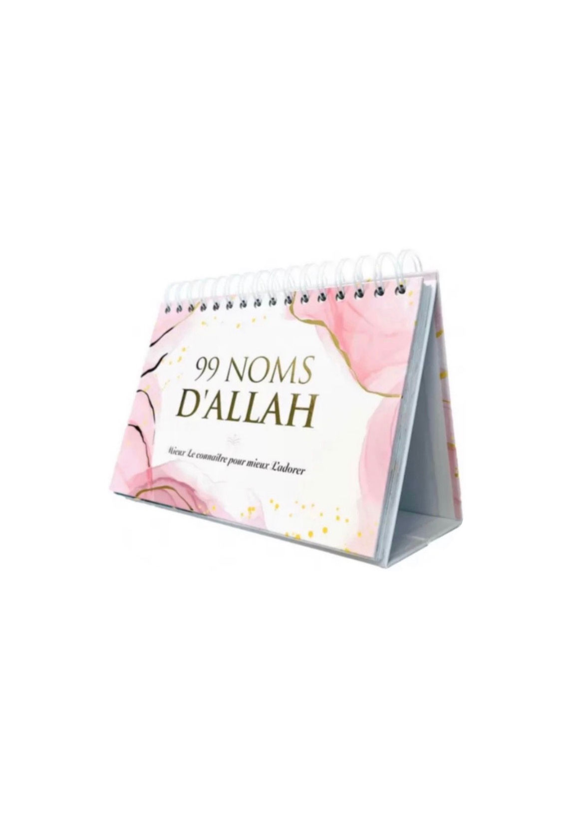 Calendrier chevalet avec les 99 noms d’Allah