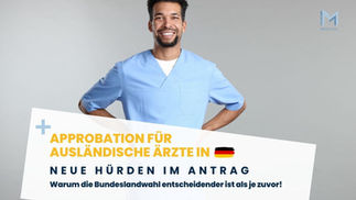 Approbation für ausländische Ärzte in Deutschland