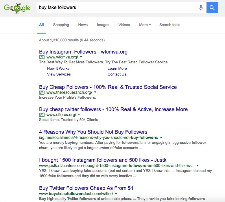 beware of businesses with fake followers alpha dog agency south bend advertising agency - 4 reasons why you should not buy followers