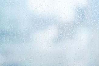 雨の窓