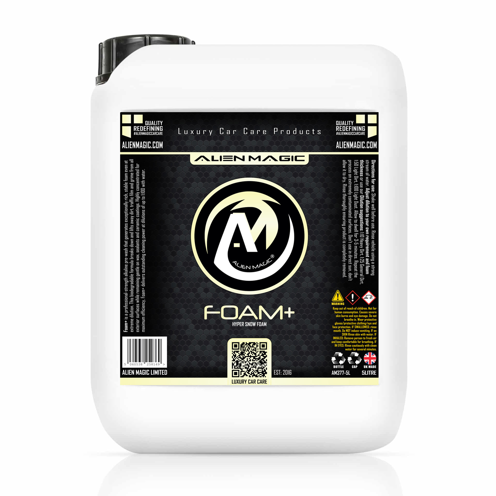 Pre-Wash | FOAM+ | Alkaline Hyper Snow Foam (5L)