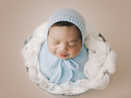 Newborn Benjamim 10 dias - Estúdio Aline Bezerra