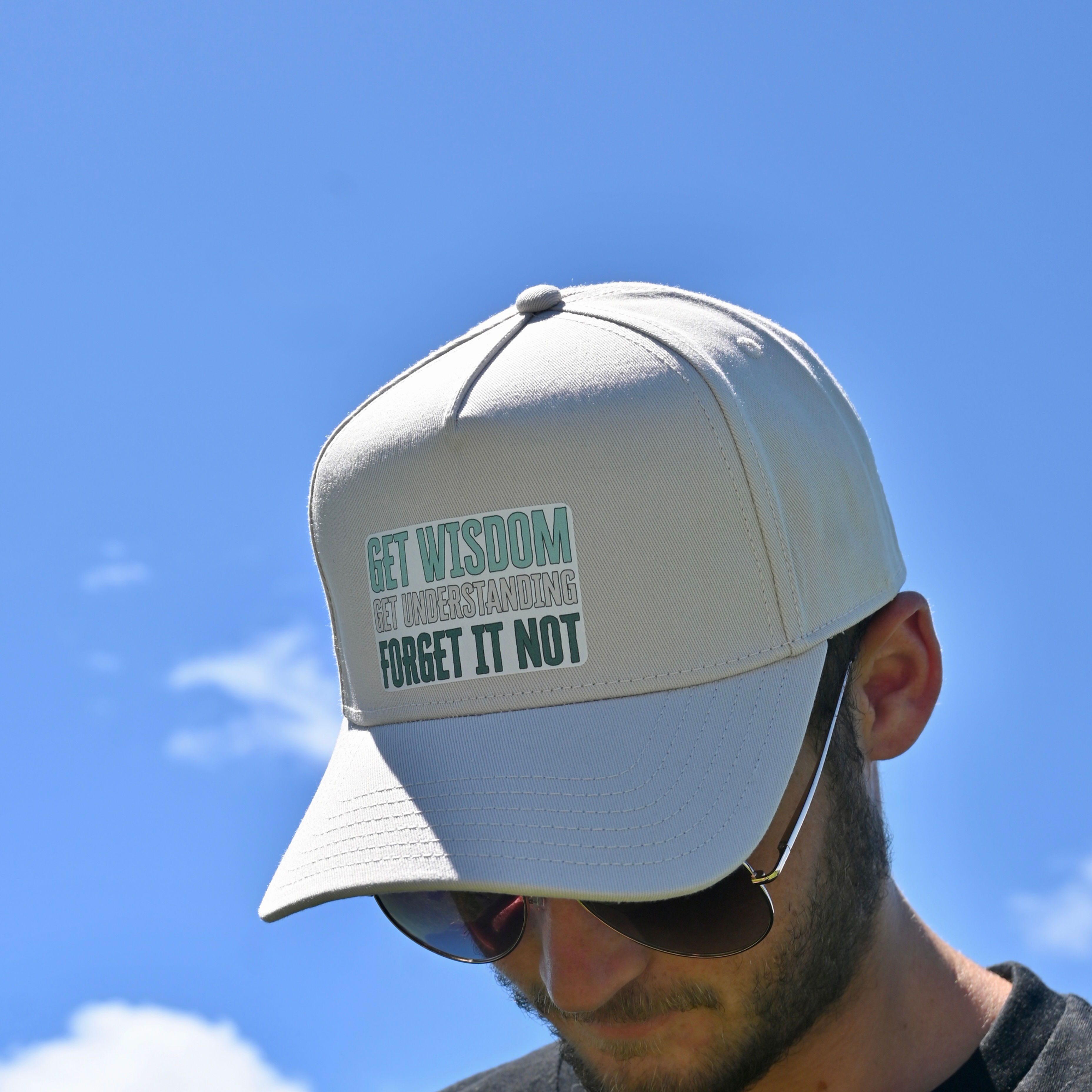 Get Wisdom KJV bone cap by Revive As The Corn.