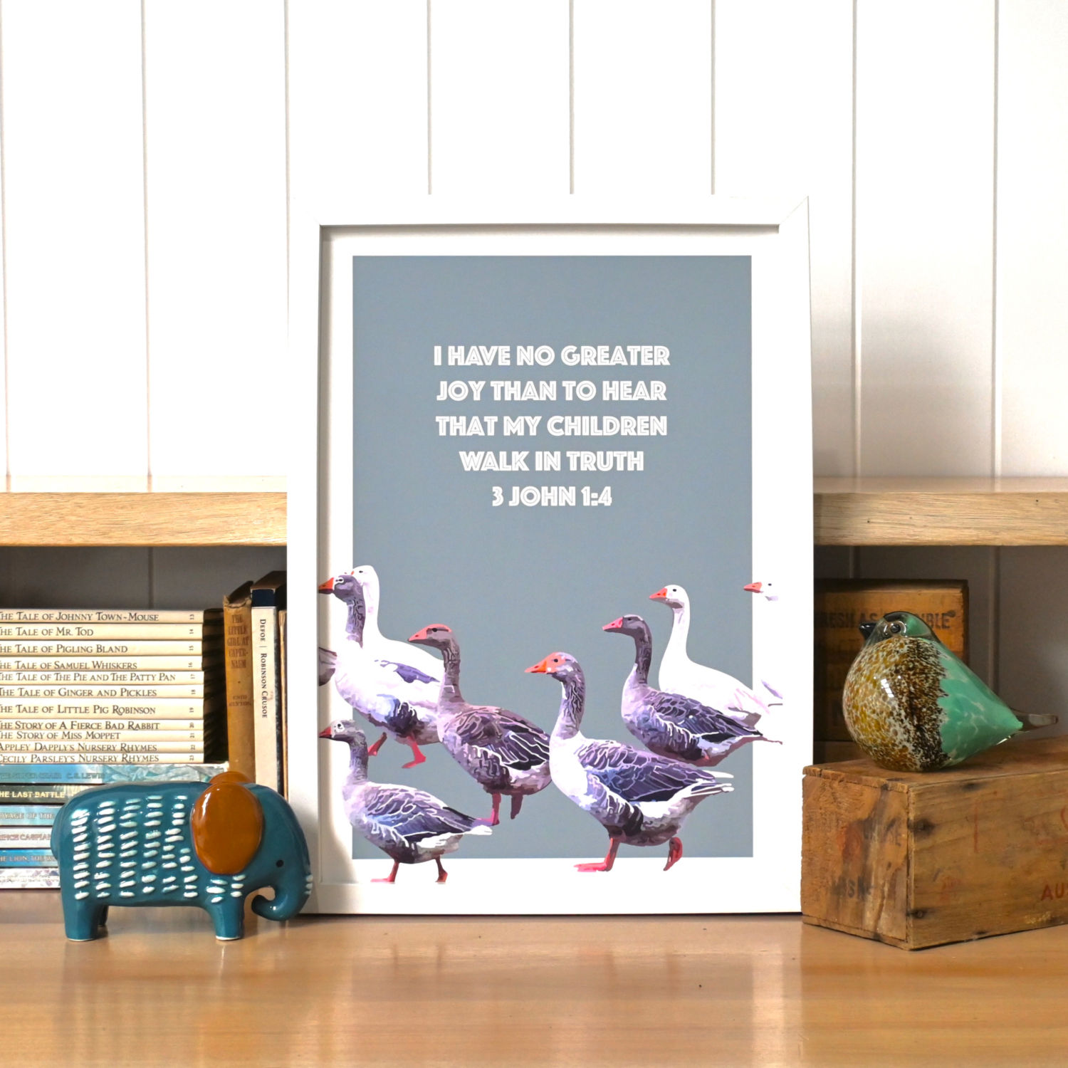 "Walking Together" 3 John 1:4 KJV Poster Print