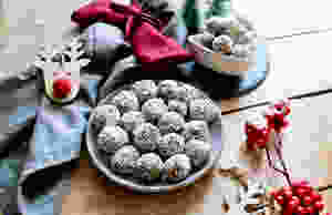 weihnachtliche Beauty Snow Balls #weihnachten #rezept #vegan #easy #healthy