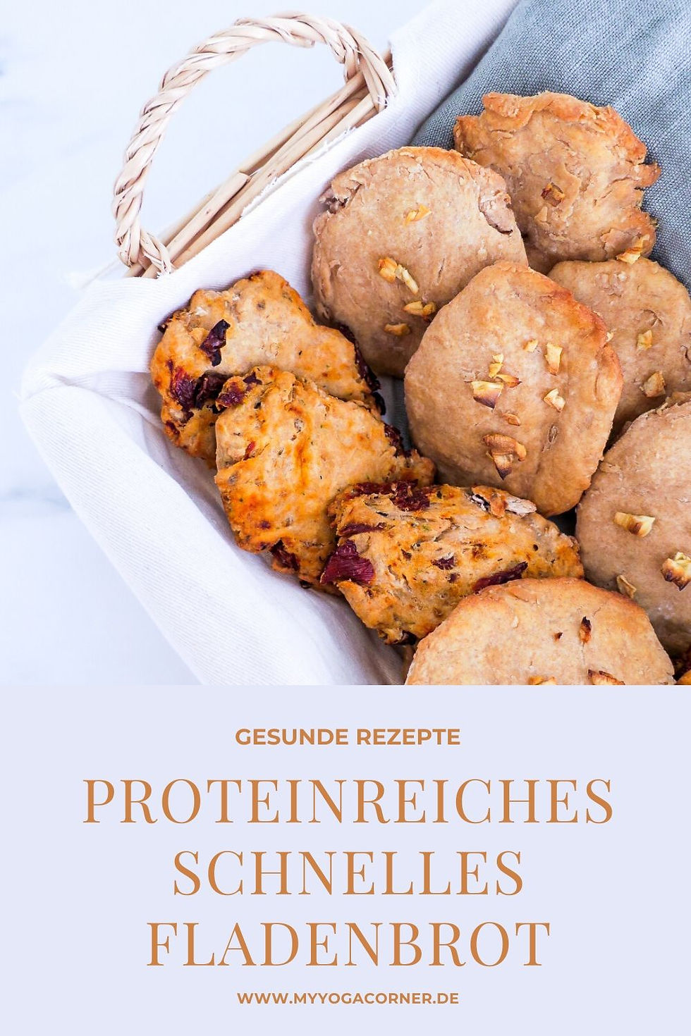 Proteinreiche schnelle Fladenbrote - 3 Varianten #rezept #fladenbrot #flatbread #gesund #schnell #einfach #easy #healthy #vegan #recipes #clean #snack