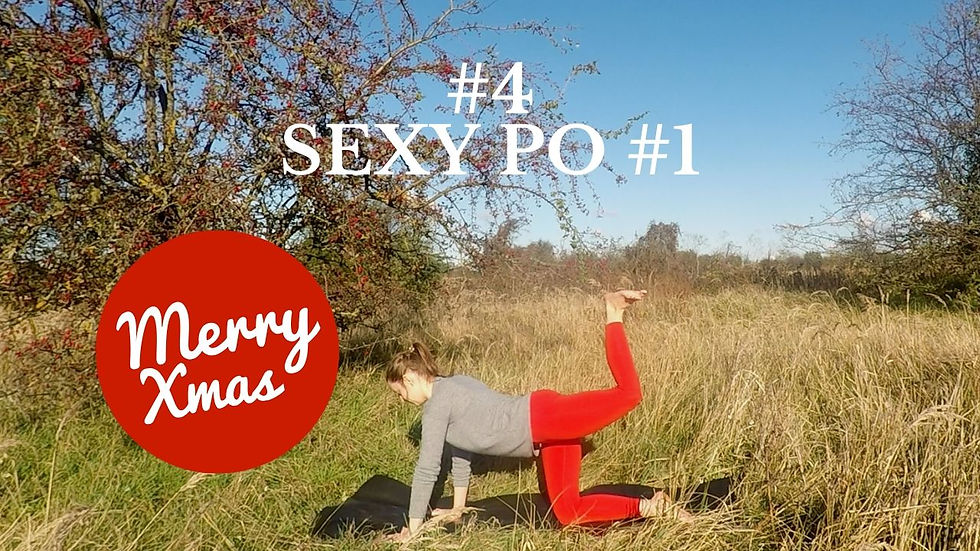 Yoga Türchen Nr. 4 sexy Po #1 - my yoga corner Adventskalender #yoga #adventskalender #yogavideo #Poübung