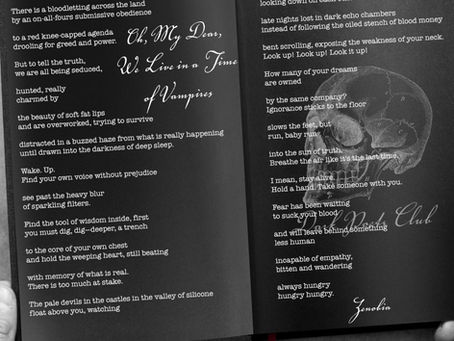 OH, MY DEAR, WE LIVE IN A TIME OF VAMPIRES