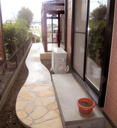 埼玉バリアフリーの駐車場へリフォーム