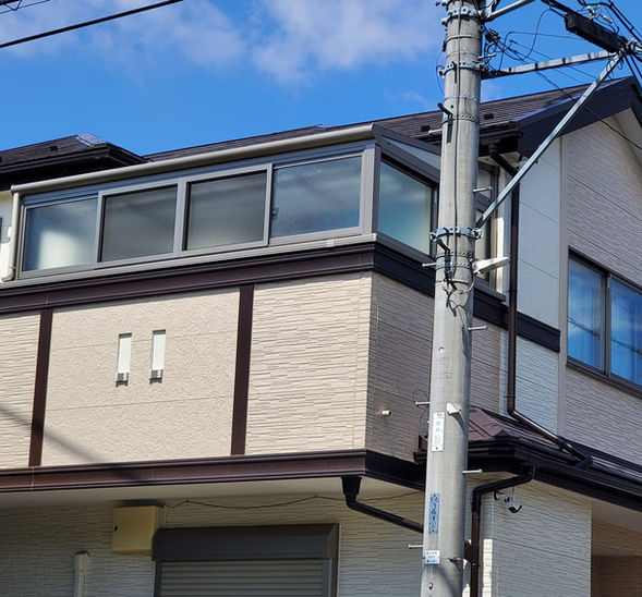 玉で自転車用物置を設置したリフォーム事例