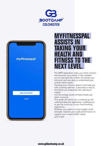 Myfitnesspal How To Track Calories On Fitbit Exercise Fitbit App