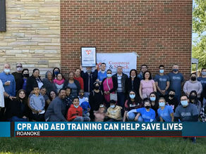Roanoke man saves life after taking CPR and AED class