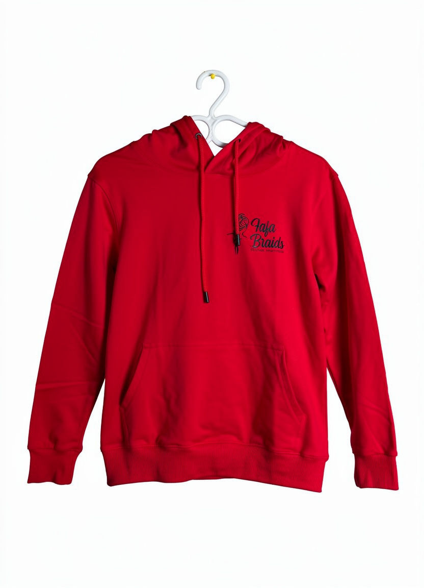 Thumbnail: Fafa Braids Hoodie - Logo Embroidery | Unisex Heavyweight