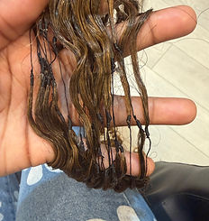 human hair blend thread At Fafa Braids Toronto