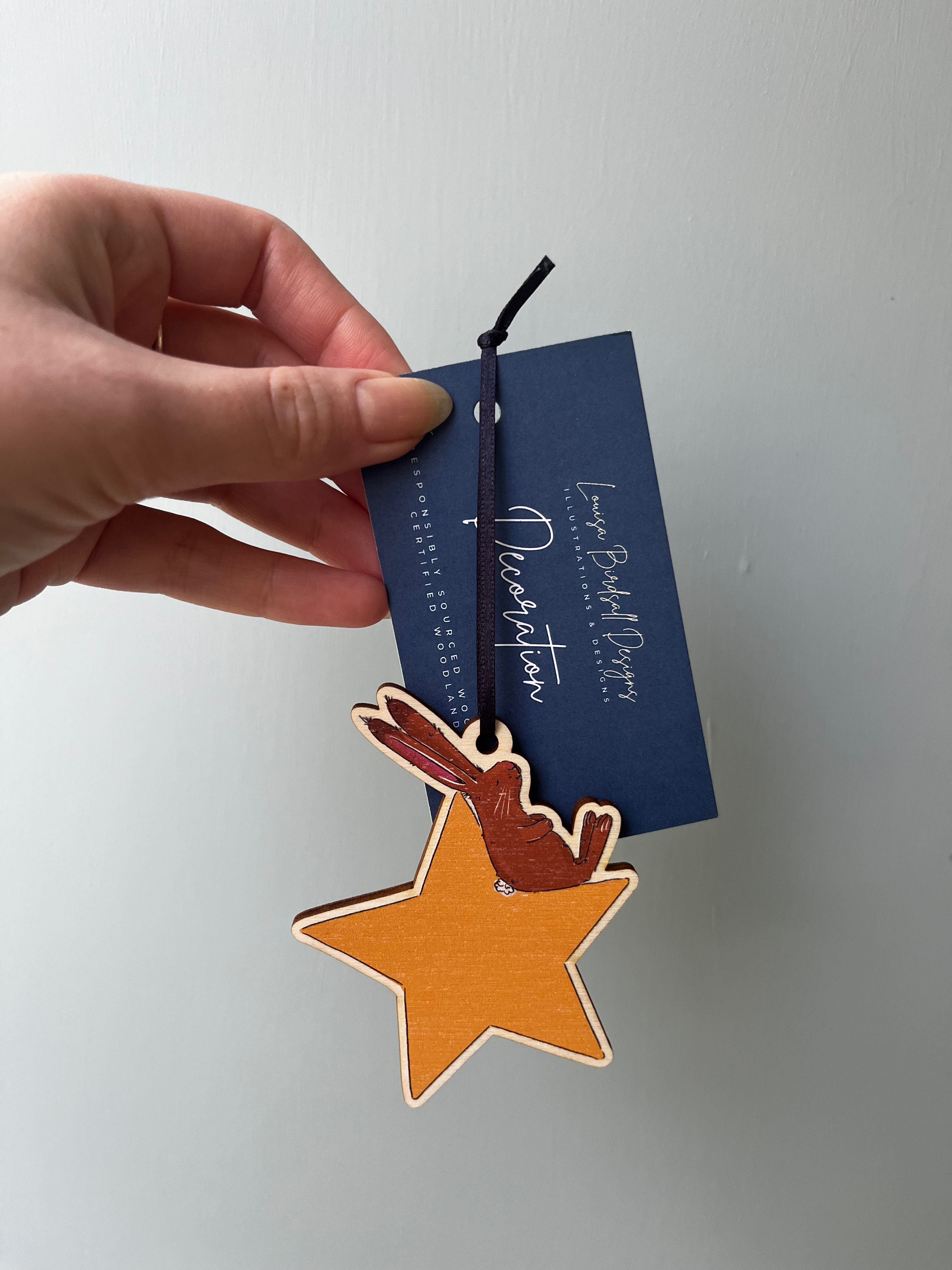 Rabbit on star Decoration