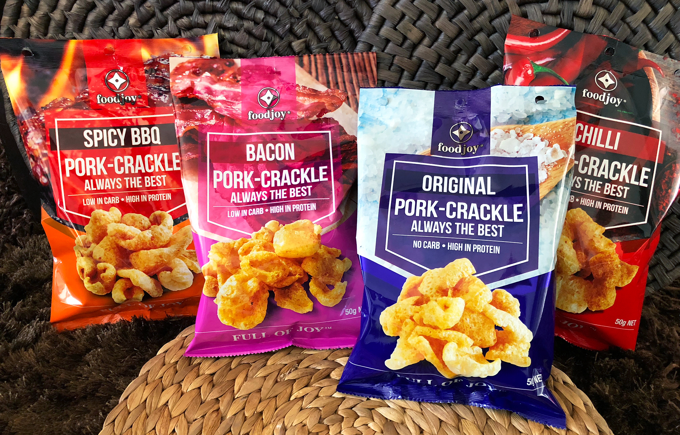 Foodjoy PorkCrackle Bacon 50g x 6 pks [CracklingScratchingRind] eBay