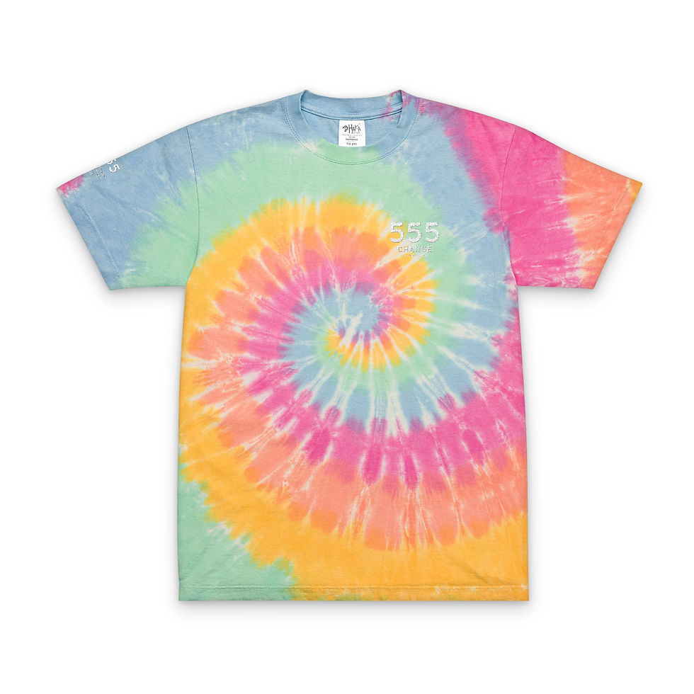 Thumbnail: Change (555) Tie-Dye T-Shirt (Embroidery)
