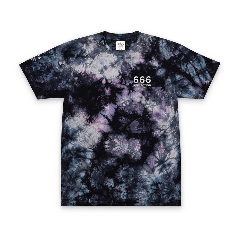 Thumbnail: Reflection (666) Tie-Dye T-Shirt (Embroidery)