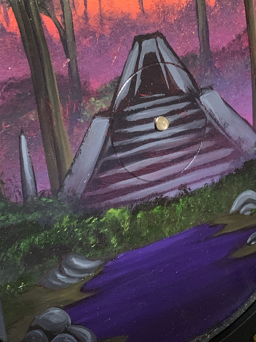 Thumbnail: Shobi temple (hand painted vinyl record)