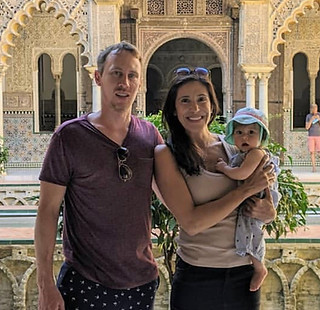 Chris Merrick with his family