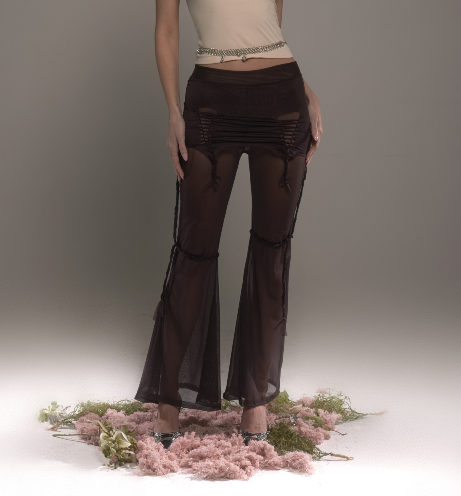 MESH BROWN NOMAD PANTS