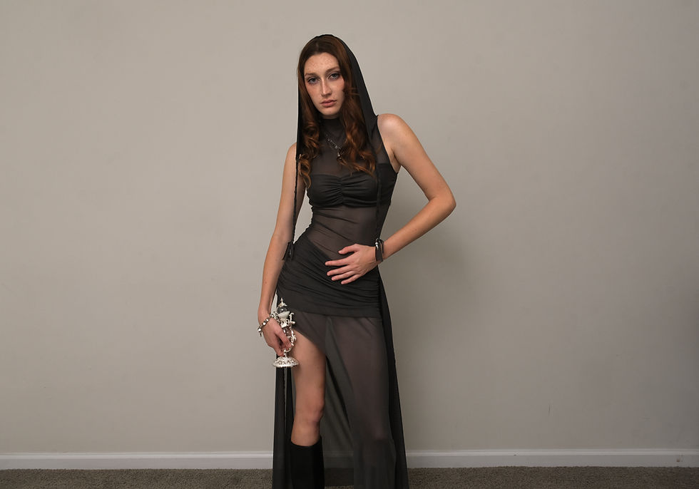 Thumbnail: DARK GRAY NEW NYX DRESS
