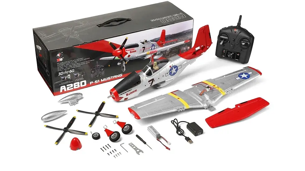 Thumbnail: RTF Mustang 550mm wing span with Gyro