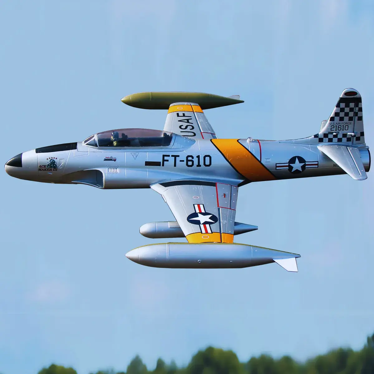 Dynam T-33 Shooting Star F80 6S 12-Blade 70mm EDF RC Jet Trainer