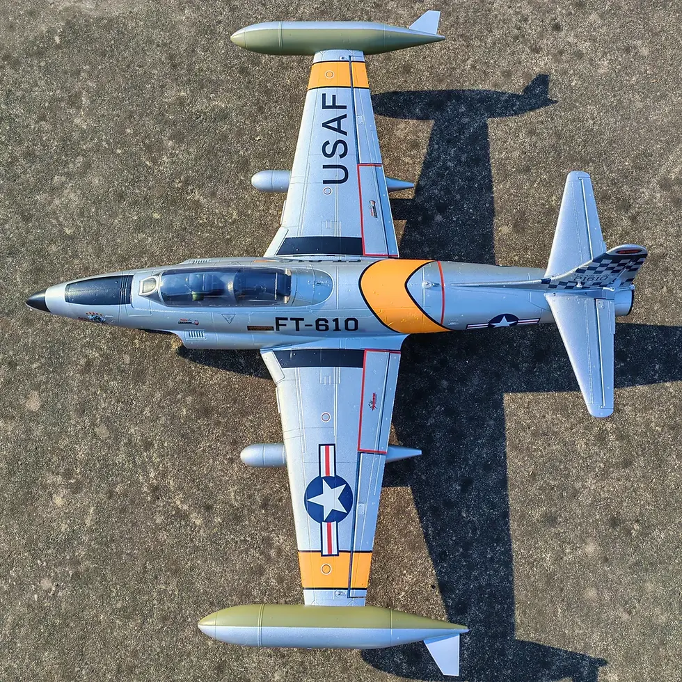 Thumbnail: Dynam T-33 Shooting Star F80 6S 12-Blade 70mm EDF RC Jet Trainer