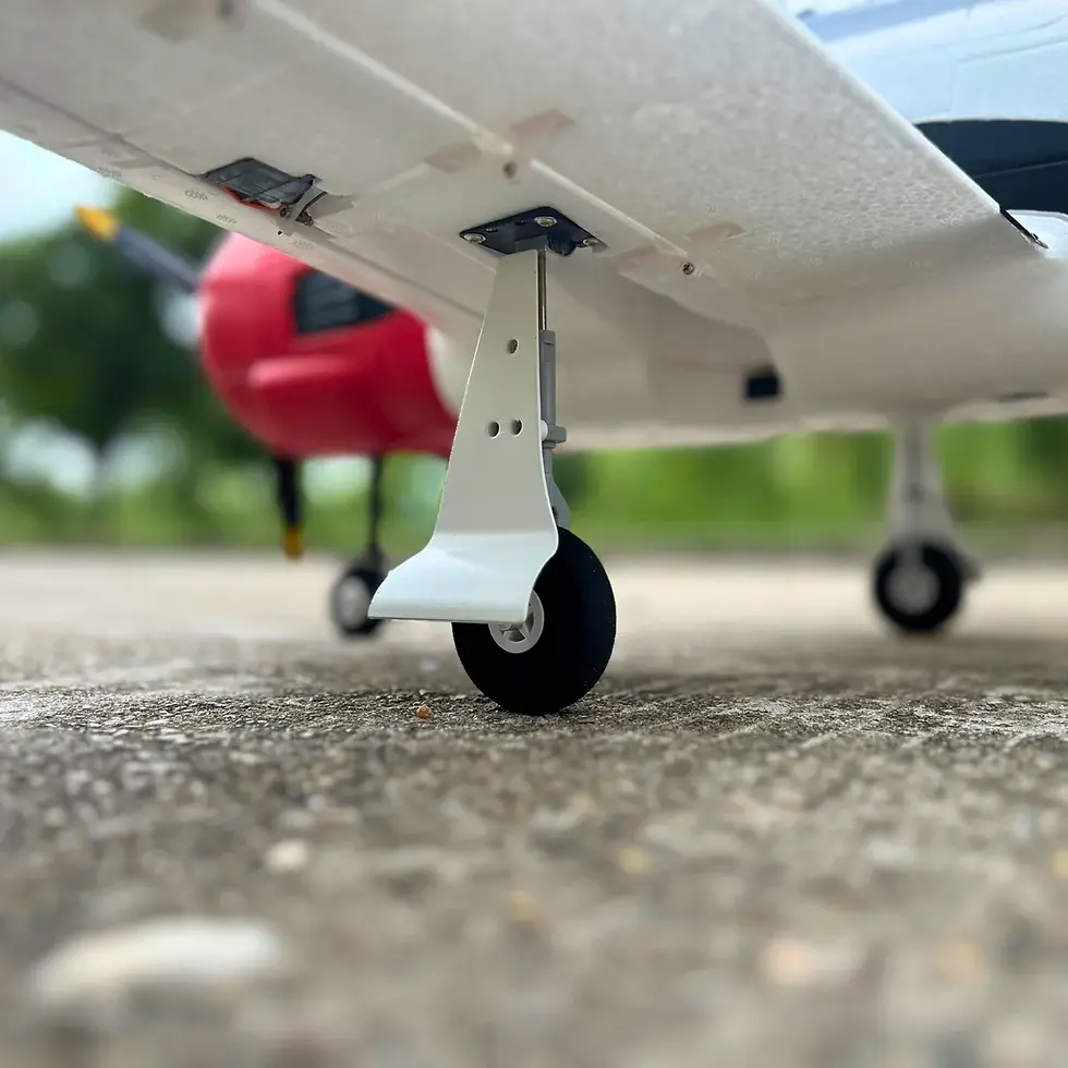 Thumbnail: Dynam T-28 Trojan V2 Red 4S RC Warbird Plane 1300mm w/ Flaps