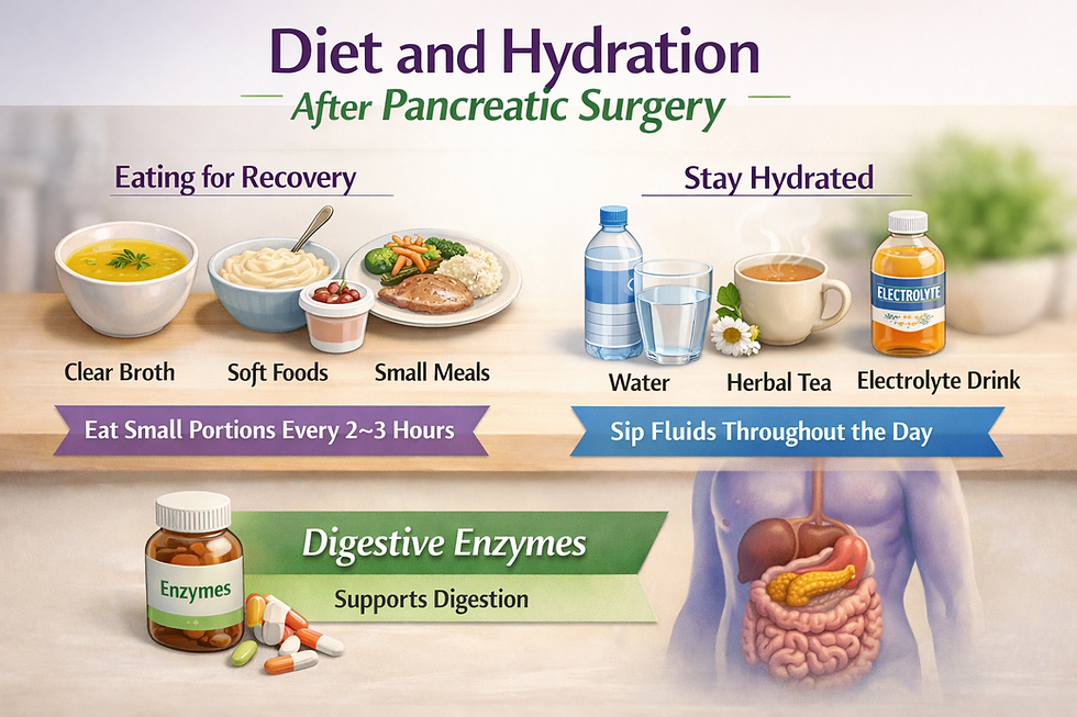 Diet and Hydration After Pancreatic Surgery