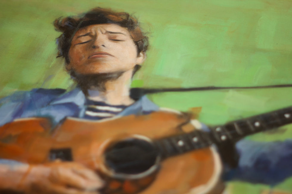 Thumbnail: Bob Dylan - Oil on Canvas (40"x30")