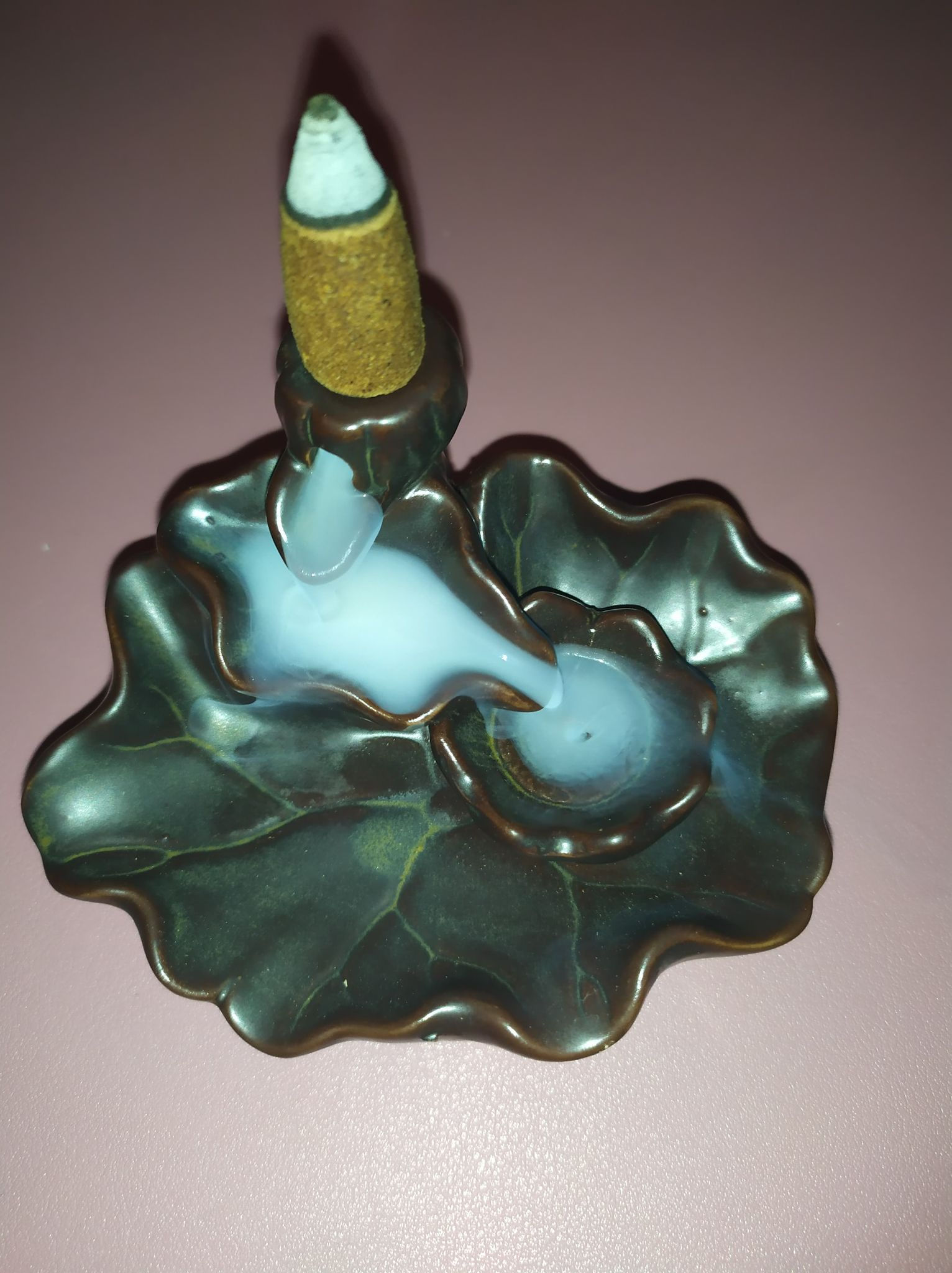 Brûleur d'encens à refoulement étang+20 encens