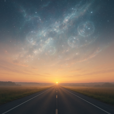 Quand la route s'ouvre vers l'invisible...