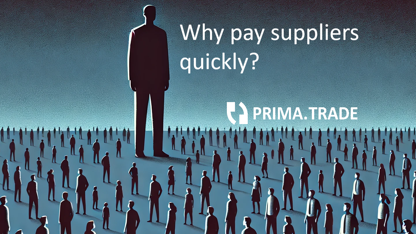 Why pay suppliers quickly?