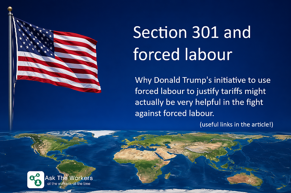 section 301 accidential forced labour audit