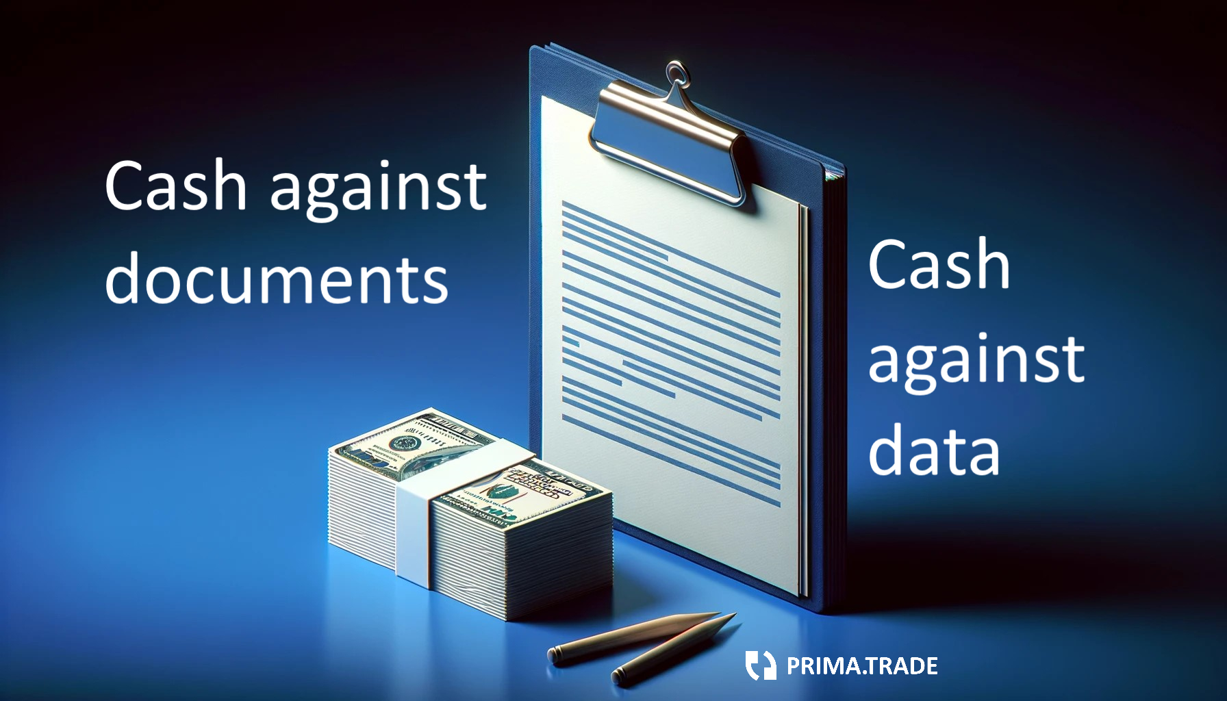 Cash against documents system