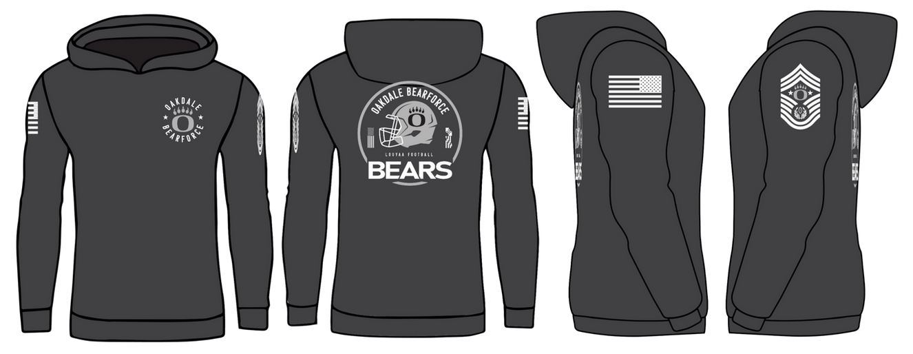 Oakdale Football | BearForce Hoodie