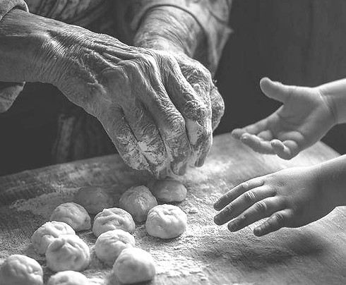 Préparation de pâtes maison