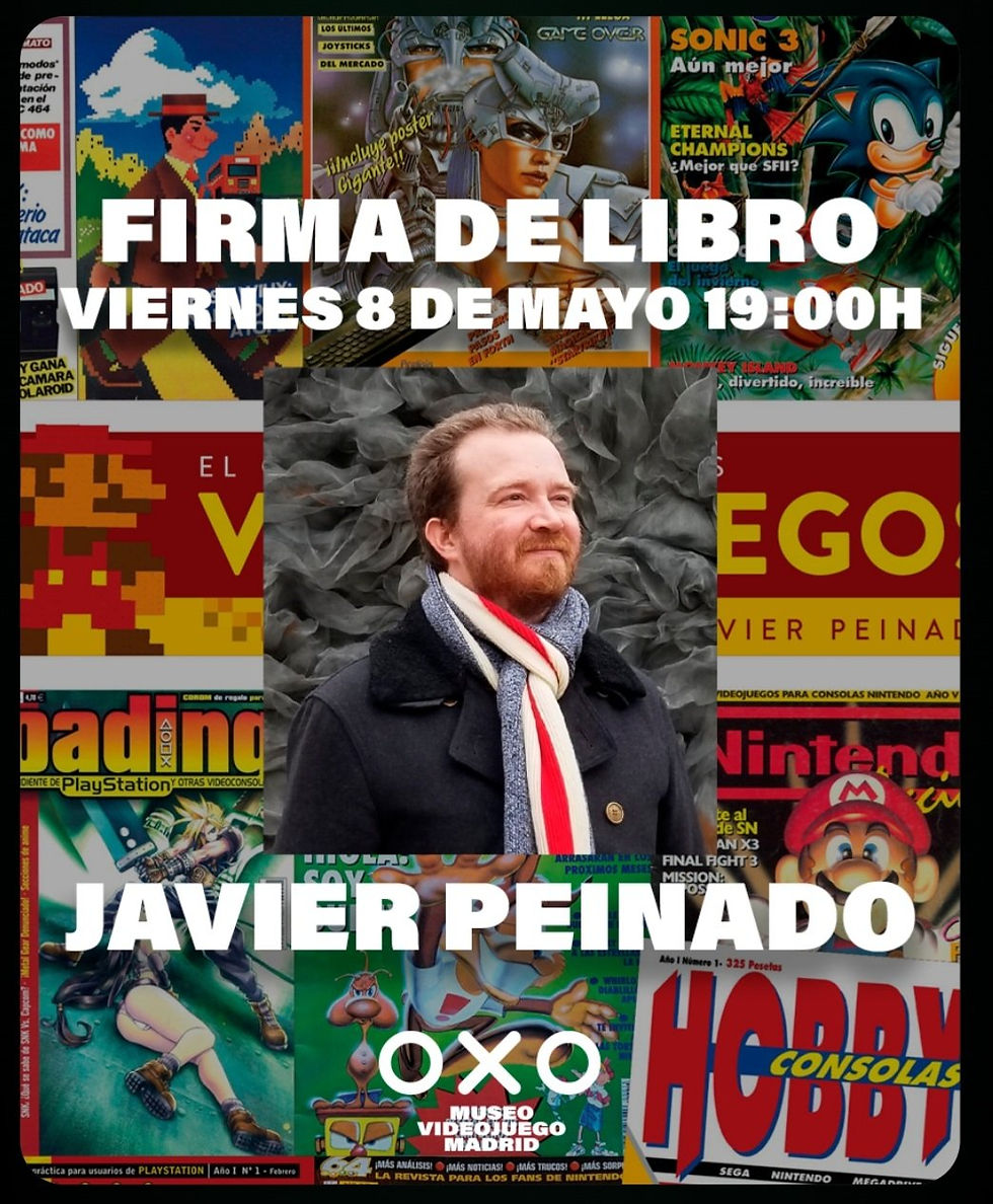 Firmas El Gran Quiosco de los Videojuegos en OXO Museo del Videojuego