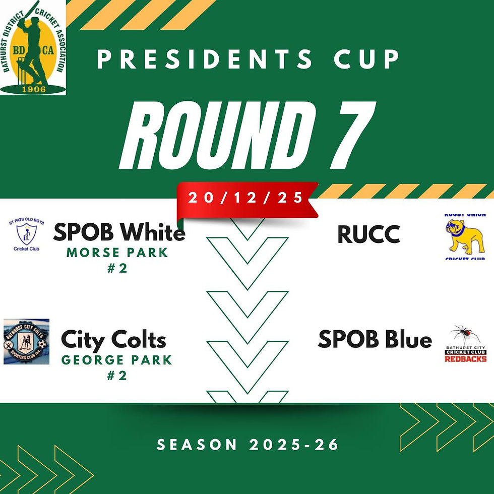 Rd 7 Presidents Cup