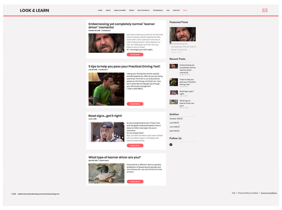 Blog Layout