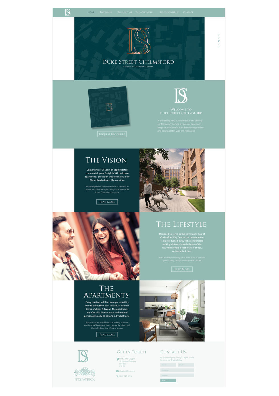 DS Website Layout