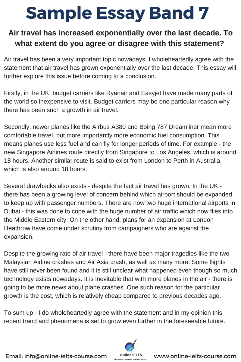 Ielts essays band 7