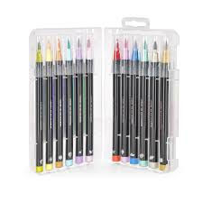 Miniature : Set de 12 feutres pinceaux pastel - LEGAMI