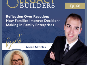Promotional Image of Aileen Miziolek and Cory Gagnon for the Legacy Builders Podcast